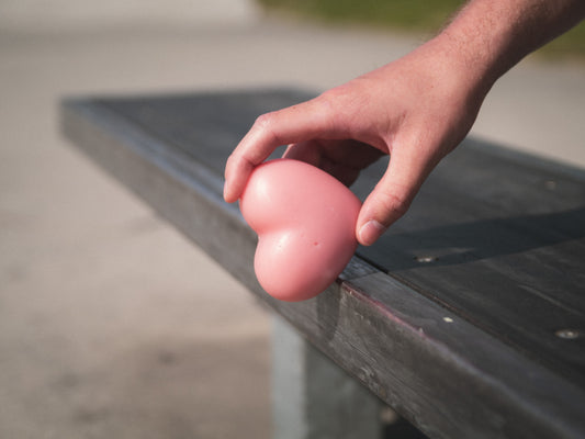 Wosk deskorolkowy w kształcie serca